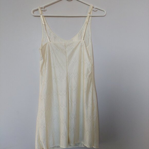 NEW Wing Japan Soft Yellow Satin Slip Dress,  Size Medium - Picture 5 of 7
